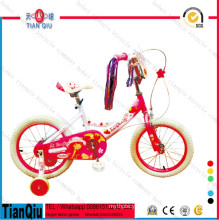 Pink Princess Girls Child Bike Made in China/Factory Direct Supply Children Bicycle/Kids Bike with Bags